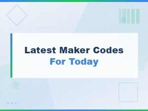 Latest Maker Codes for Today