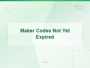 Active Maker Codes List - New and Upcoming Codes Not Yet Expired